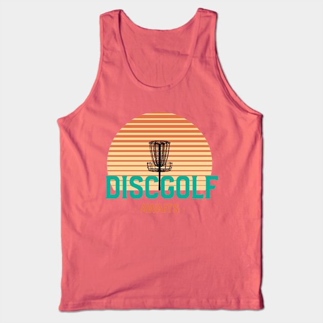 Discgolf Awaits Tank Top by TEEBOX by TBX